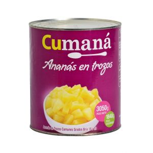 Anana en Trozos Cumana Lata x 3 Kg
