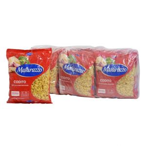 Fideos Codito Rayado Matarazzo Paquete (15 x 500 Grs)