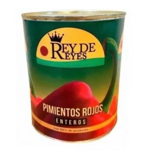 Morrones Enteros Rey de Reyes Lata (12 x 780 gr)