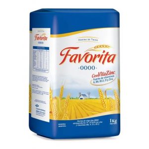 Harina de Trigo 0000 Favorita Paquete x 1 Kg