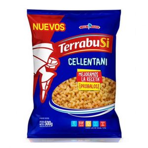 Fideos Cellentani Terrabusi Paquete  x 500 gr