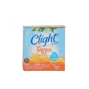 Jugo en Polvo Naranja Clight Caja ( 20 Sobres x 8 Gr)