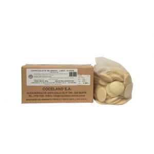 Chocolate Blanco Cobertura Codeland Caja x 4 Kg