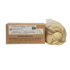 Chocolate Blanco Cobertura Codeland Caja x 4 Kg