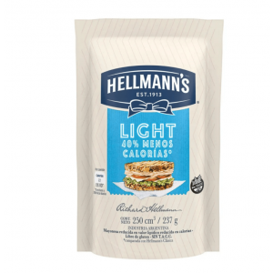 Mayonesa Light Hellmann's Doypack x 237 Gr