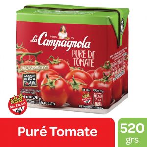 Pure de Tomate La Campagnola Brick x 520 Gr