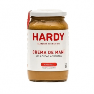 Crema de Mani Natural Hardy Frasco x 380 Gr