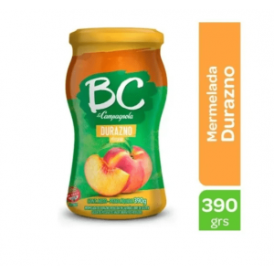 Mermelada de Durazno BC Frasco x 390 Gr