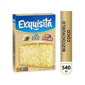 Bizcochuelo de Coco Exquisita Caja x 540 Gr