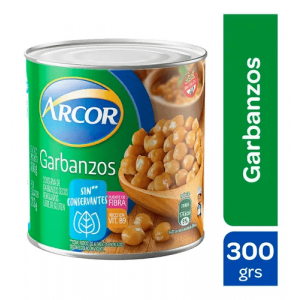 Garbanzos Secos Arcor Lata x 300 Gr
