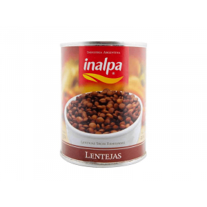 Lentejas secas Remojadas Inalpa Lata x 350 Gr