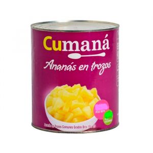 Anana en Trozos Cumana Lata (12 x 800 Gr)s