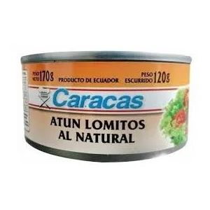 Atun al Natural Lomitos Caracas Lata x 170 Gr
