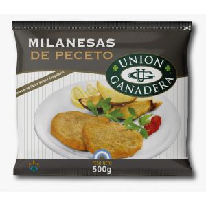 Milanesas de Peceto Congeladas Union Ganadera x 700 Gr