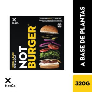 Hamburguesas de Arvejas NotBurger (4 x 80 Gr)