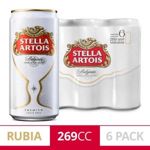 Cerveza Stella Artois (6 x 493 cc)