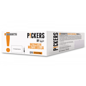 Bastones de Mozzarella Pickers Caja (3x2Kg)