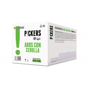 Aros de Cebolla Rebozados Congelados Pickers Bolsa (10 x 1Kg)