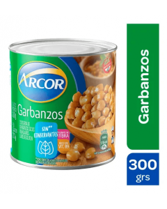 Garbanzos Secos Arcor Lata x 300 Gr